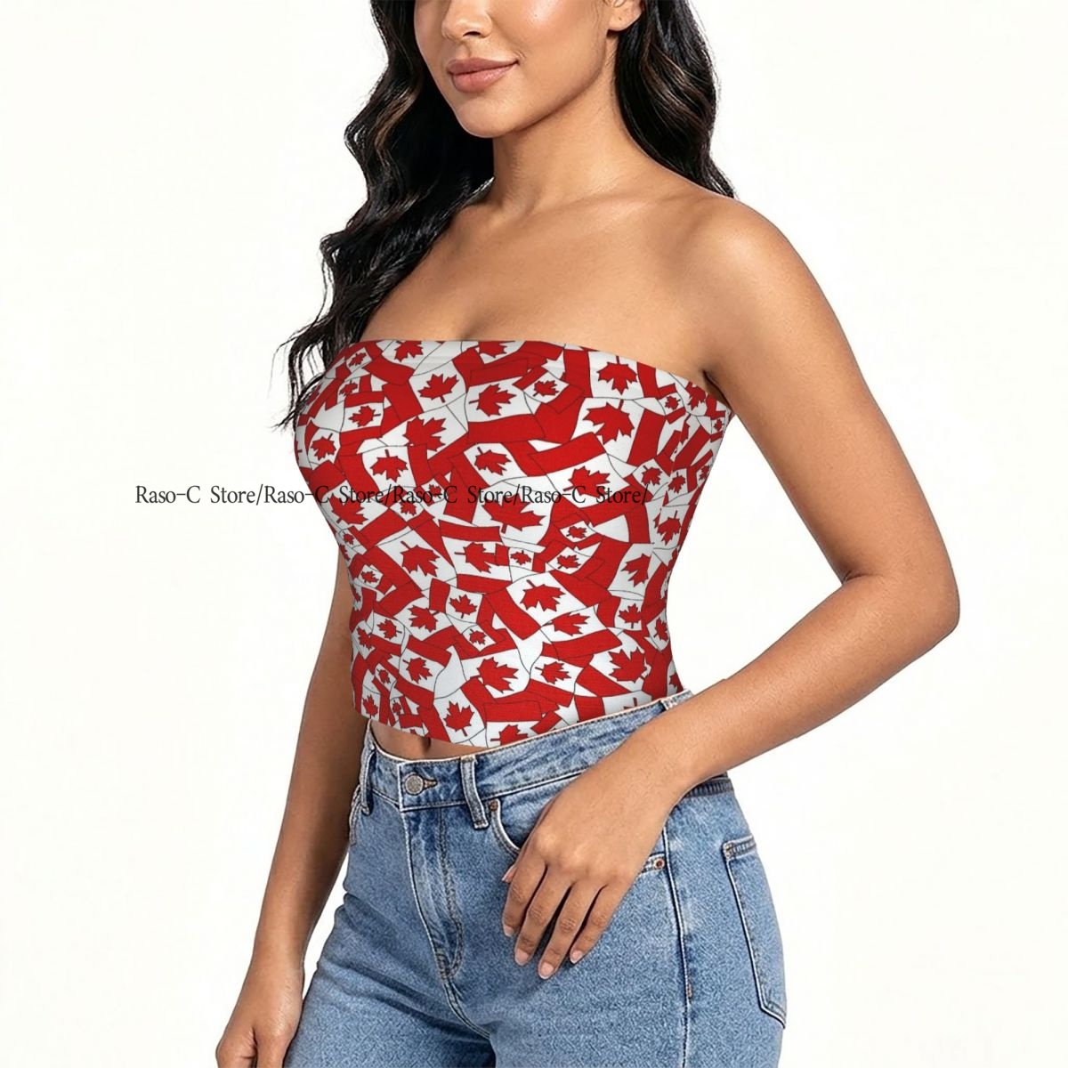 Summer Clothing Women Canada - Женский укороченный топ-бюстье без бретелек с