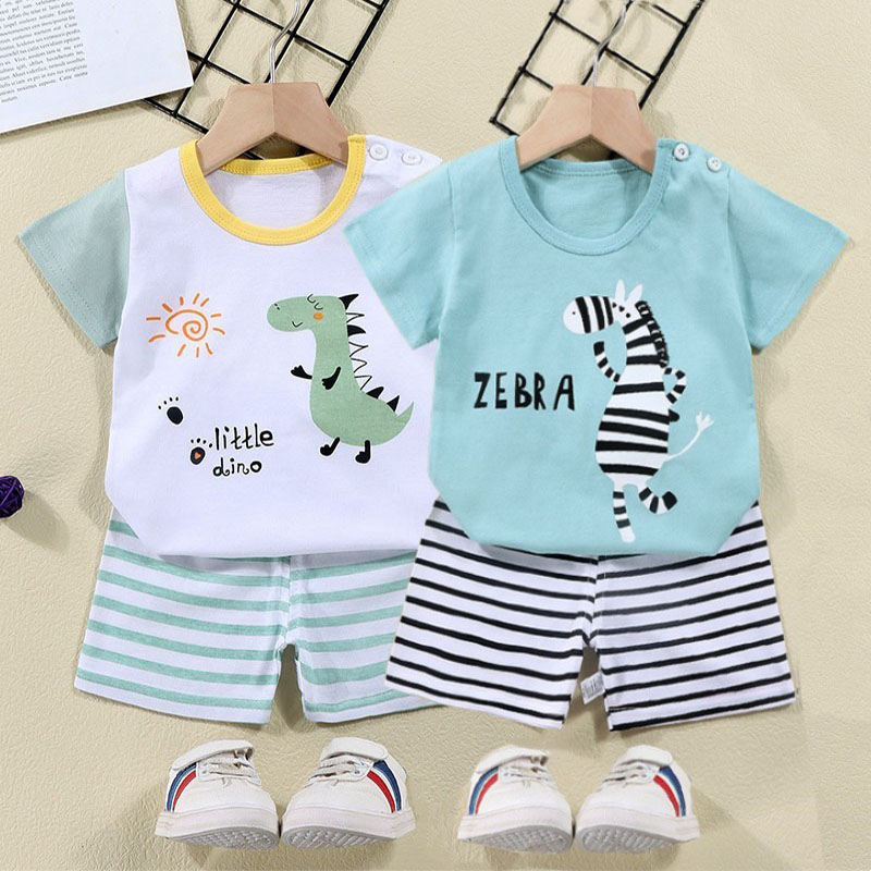 Хлопковые футболки + шорты, сп – обзор и цена Summer Clothing Baby Girl